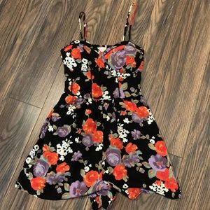 Floral Print Romper